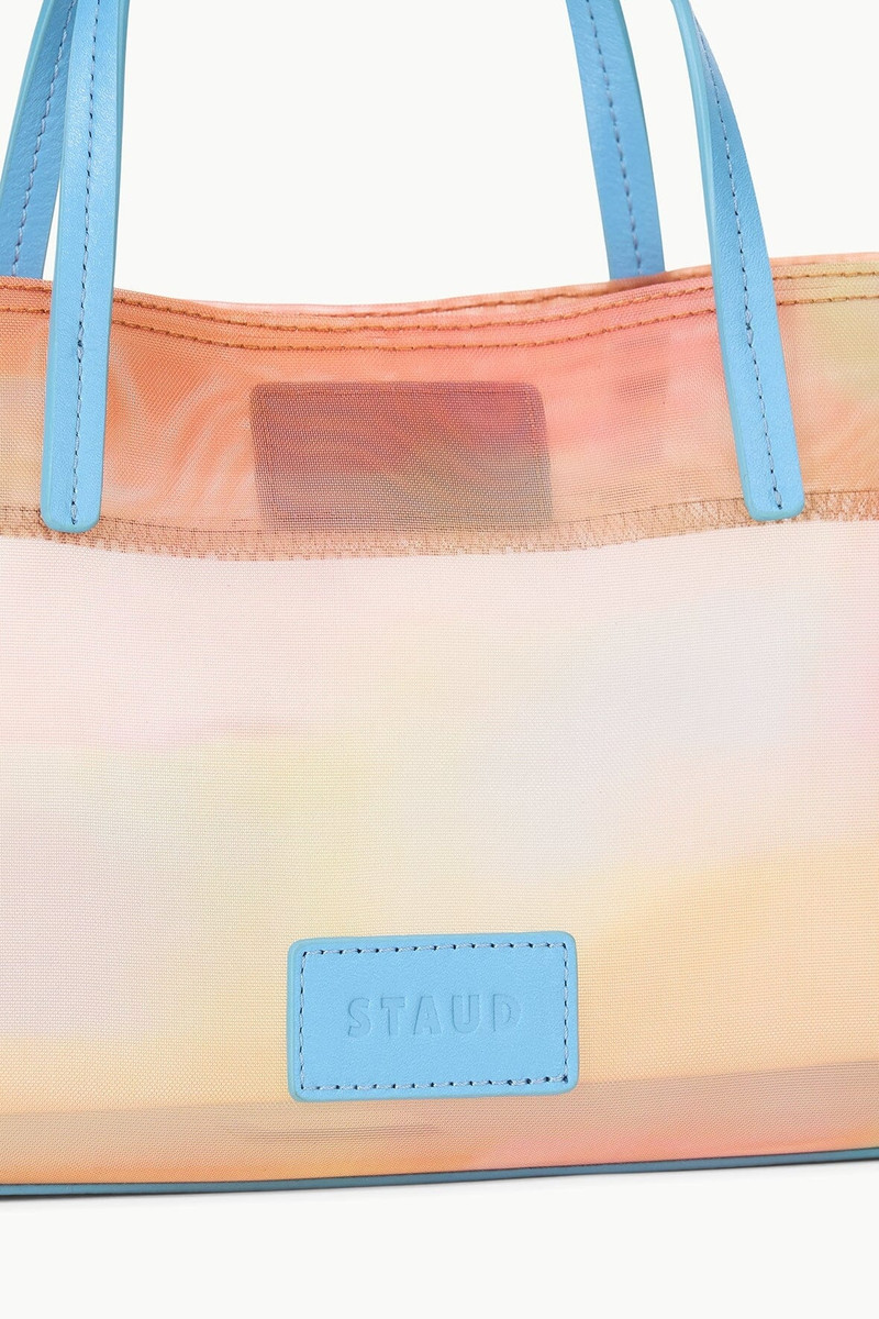 STAUD CHRISTOS MINI MESH TOTE PASTEL CLOUDS 6