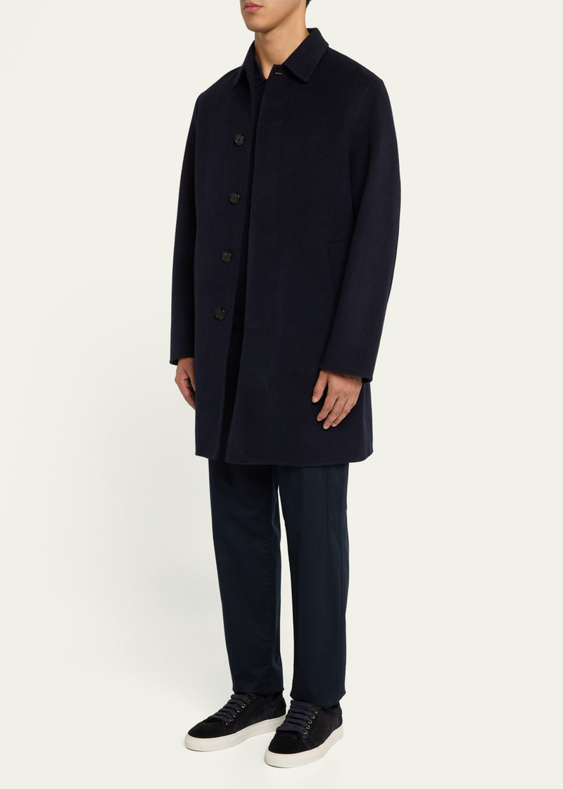 Theory Men's Car Coat in Luxe New Divide outlook
