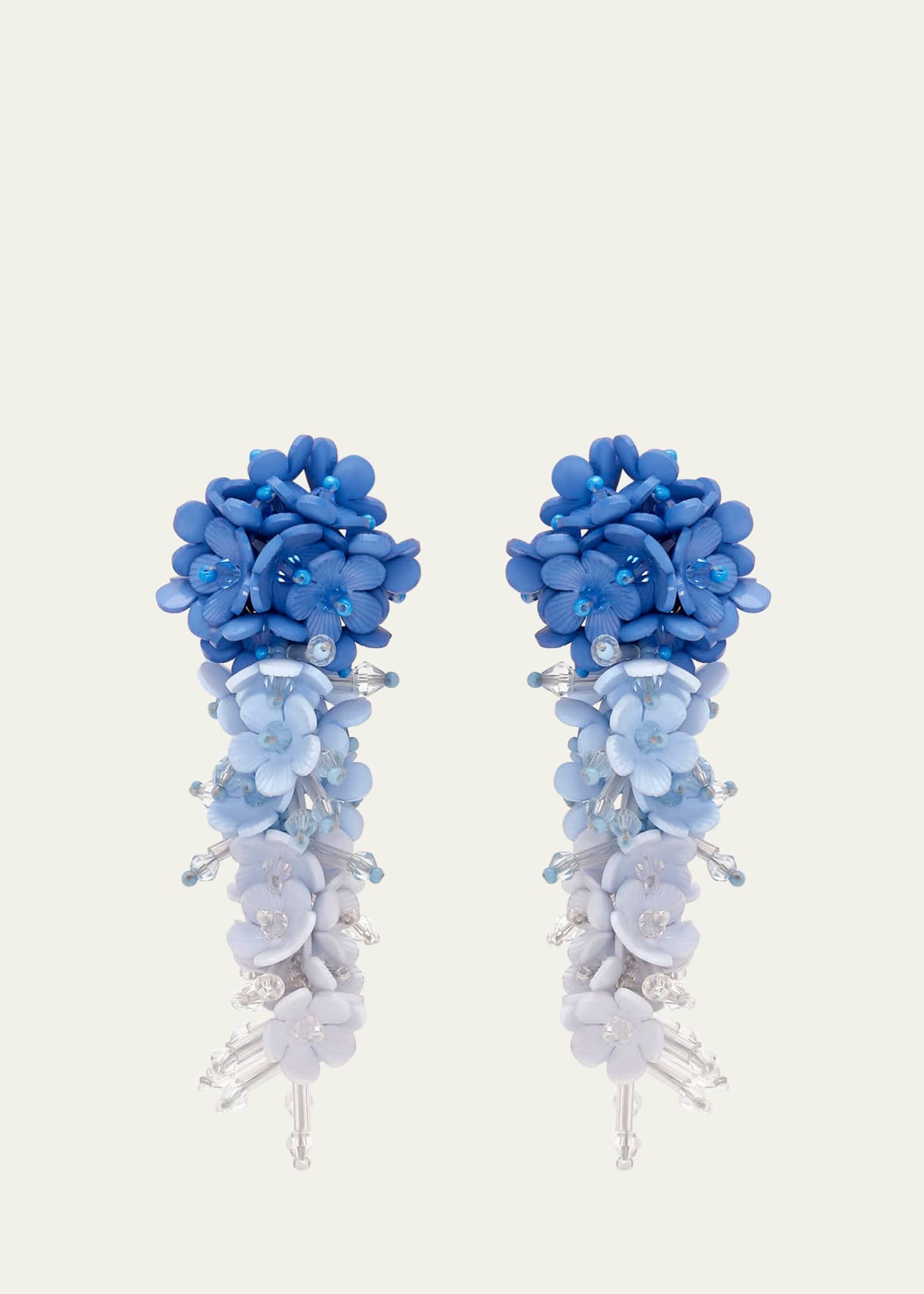Plexy Flowers Bouquet Earrings - 1