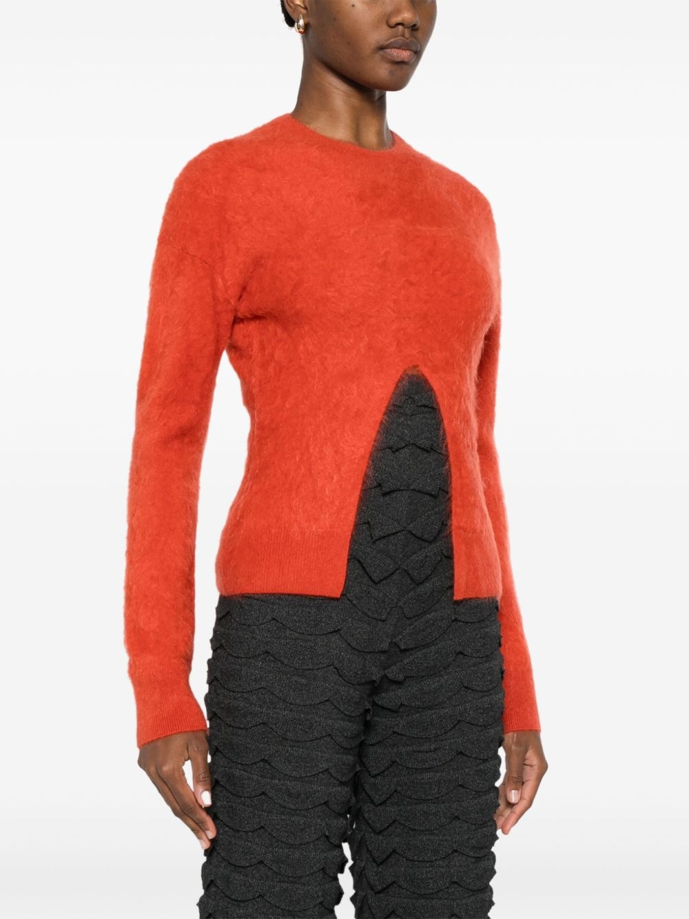 cut-out sweater - 3