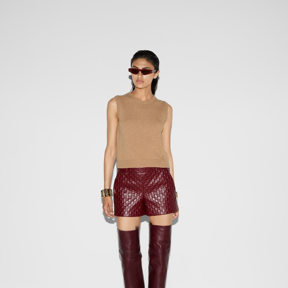 Wool and cashmere tank top - 3