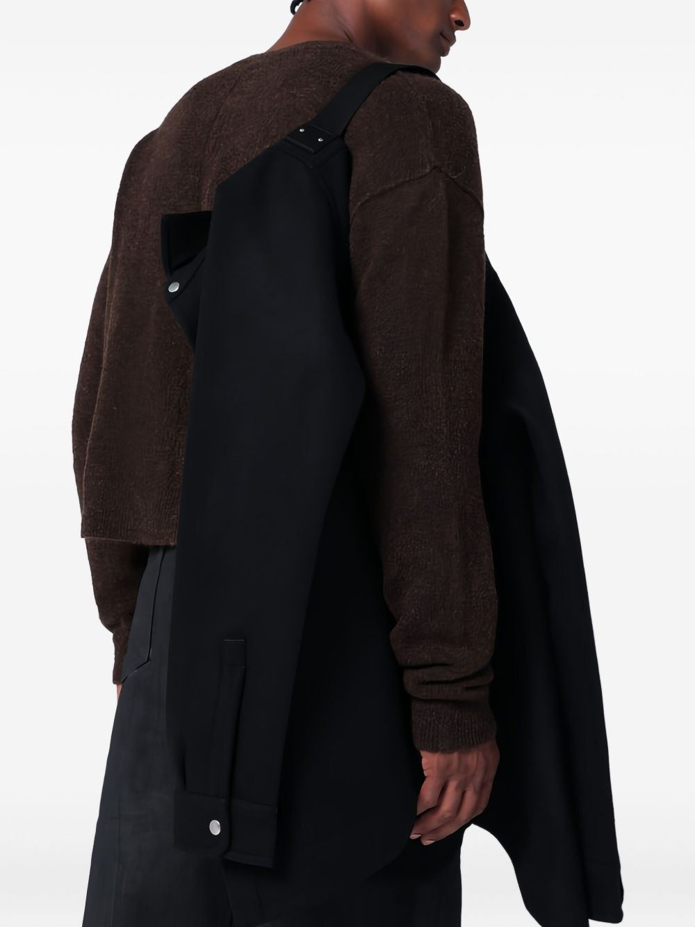 button-fastening pocket shirt jacket - 4