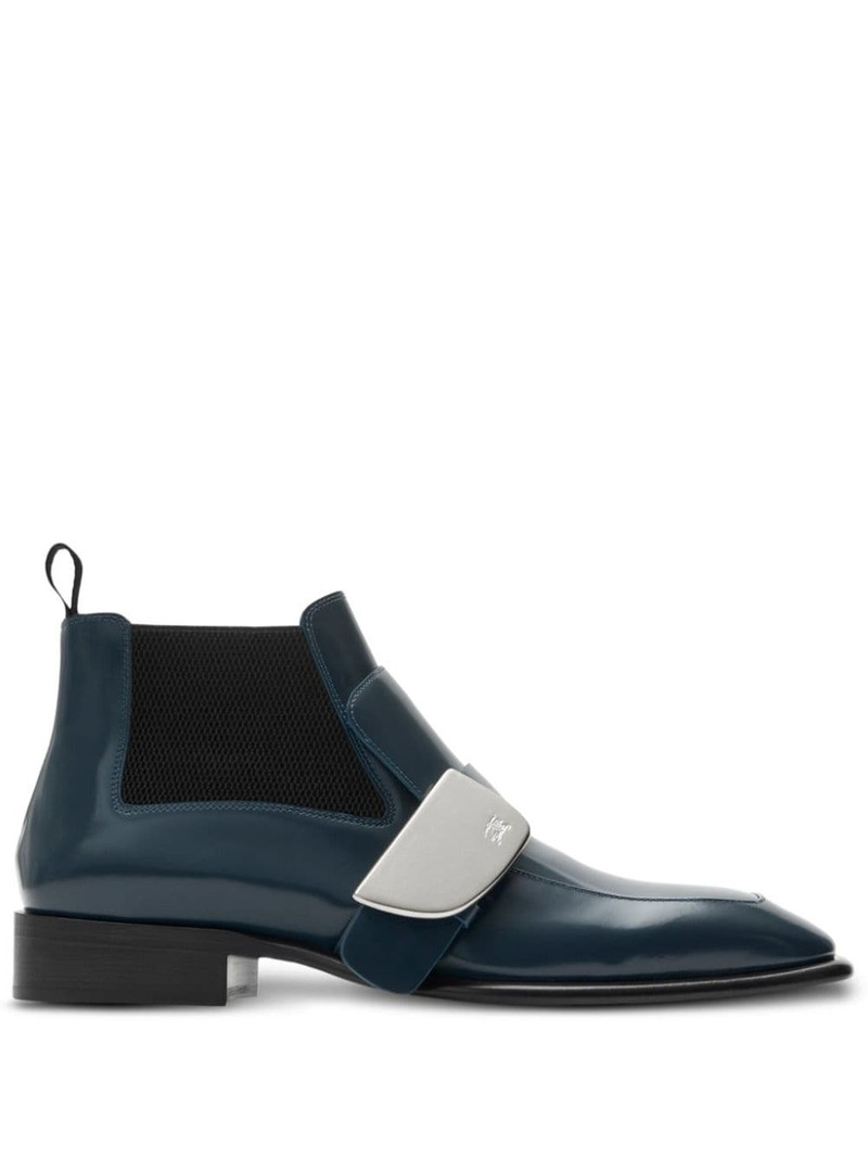 Shield leather Chelsea boots 1