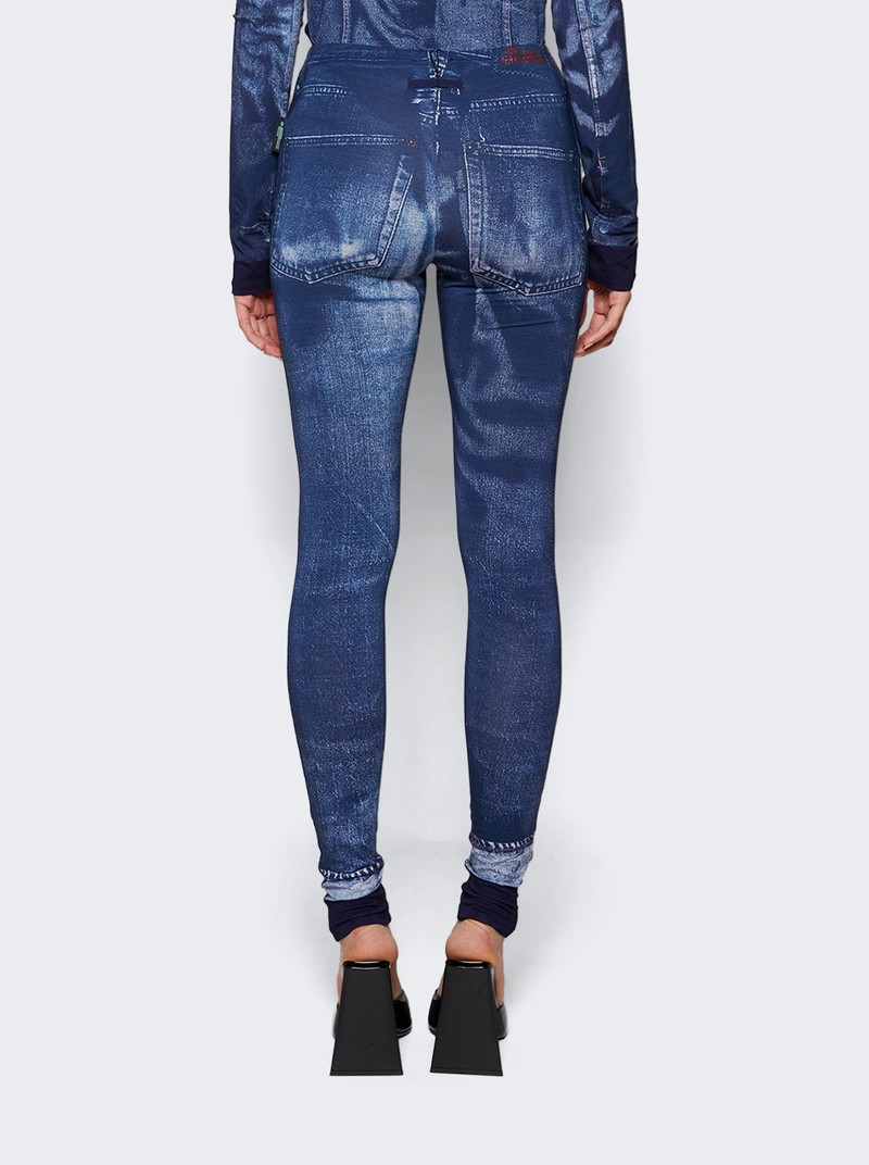 Trompe L'oeil Legging Navy Blue 6