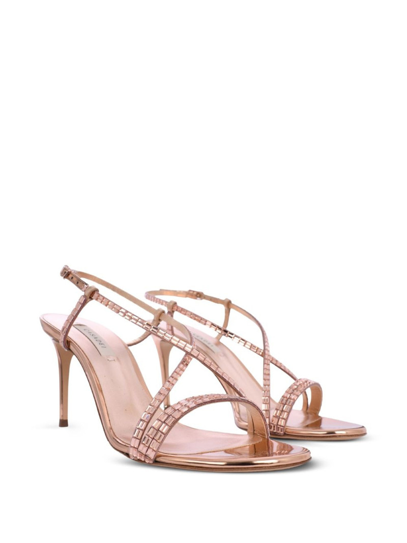 CASADEI embellished criss-cross sandals outlook