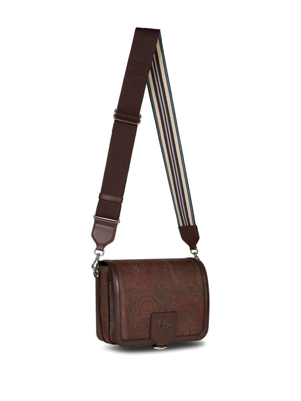 Etro Essential bandana-print crossbody bag - 4