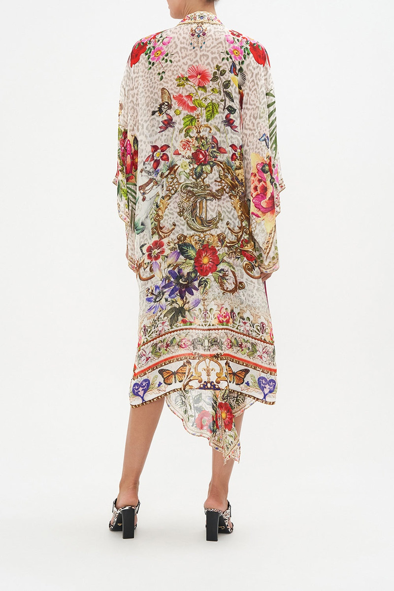 CAMILLA MID LENGTH KIMONO LAYER W COLLAR outlook