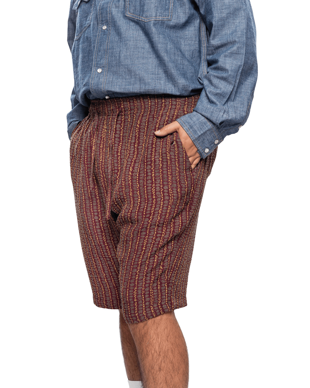 String Cowboy Shorts 'Bordeaux' - 4