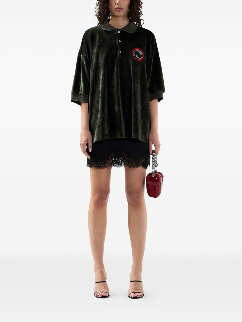 GCDS logo-patch polo shirt outlook