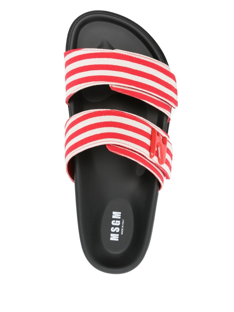 striped canvas slides 4