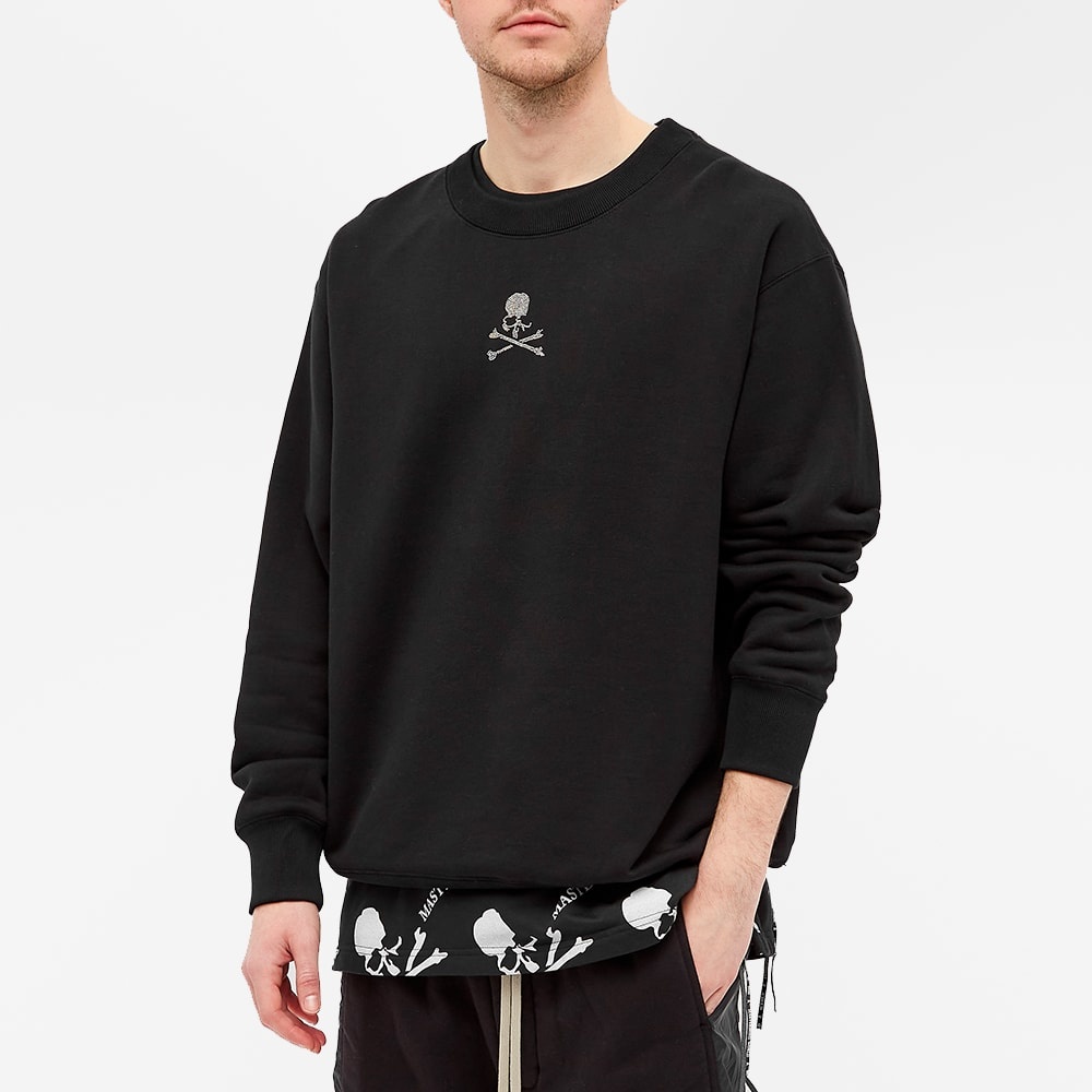 MASTERMIND WORLD Swarovski Skull Crew Sweat - 4