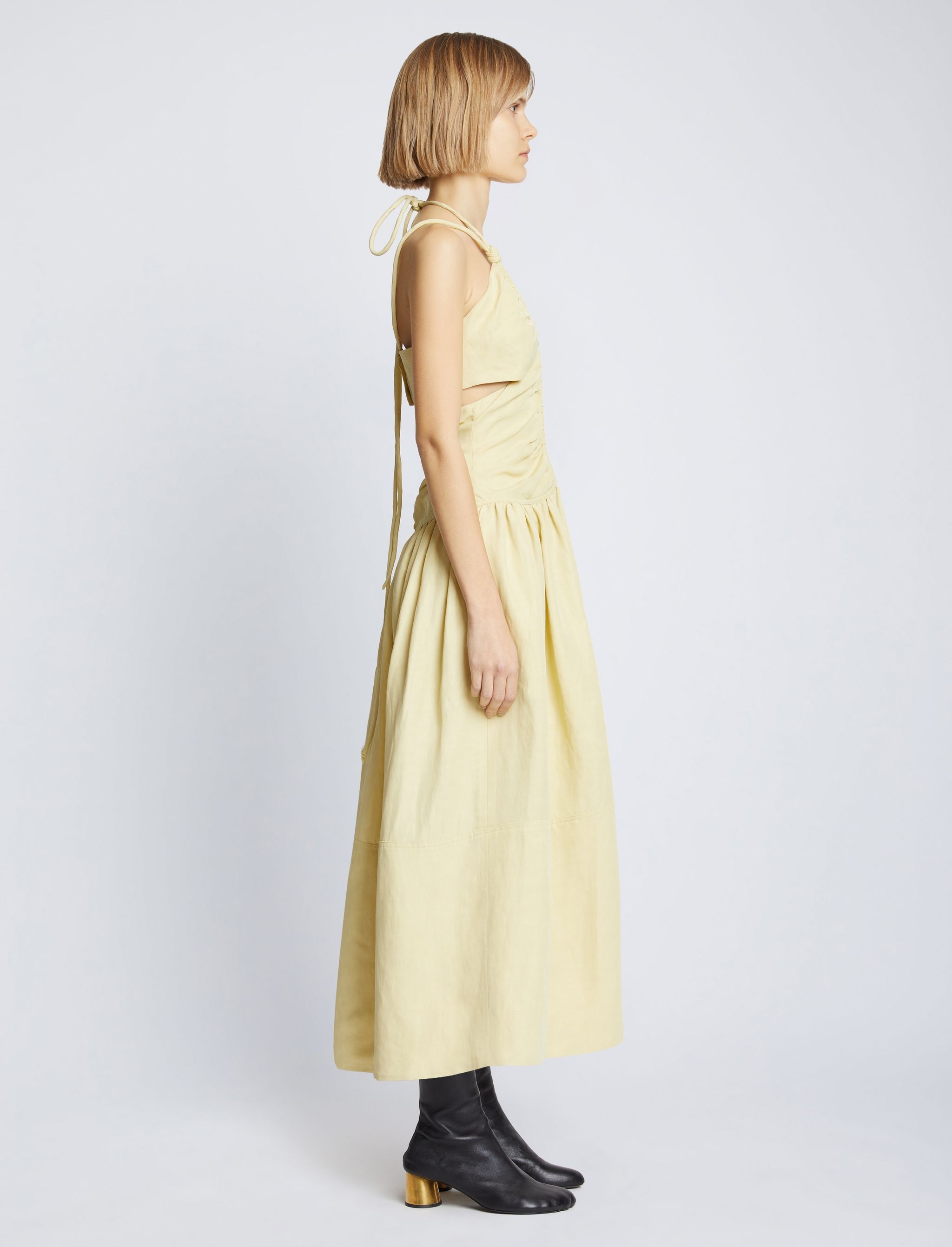 Viscose Linen Dress - 3