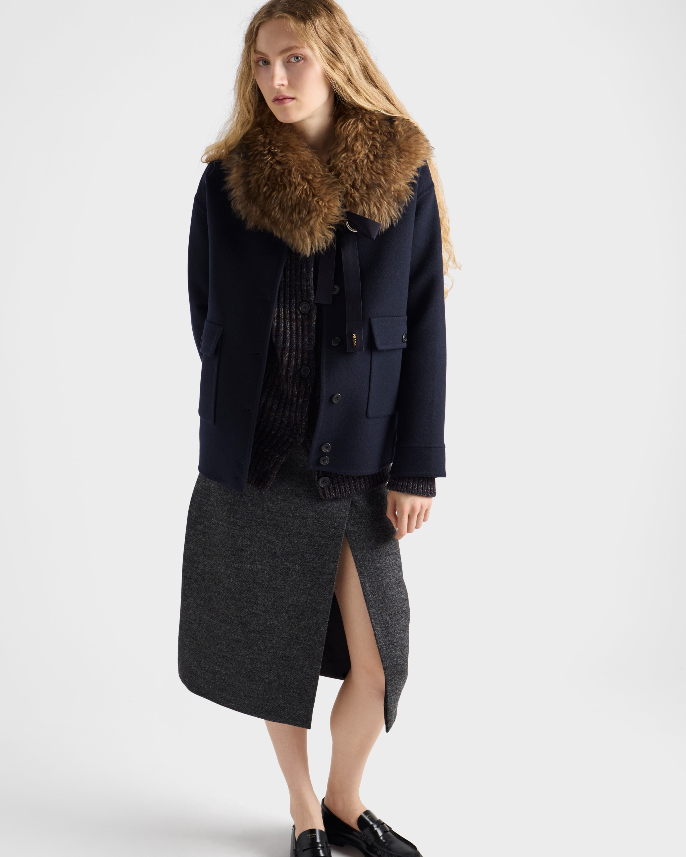 Double cashwool jacket - 6