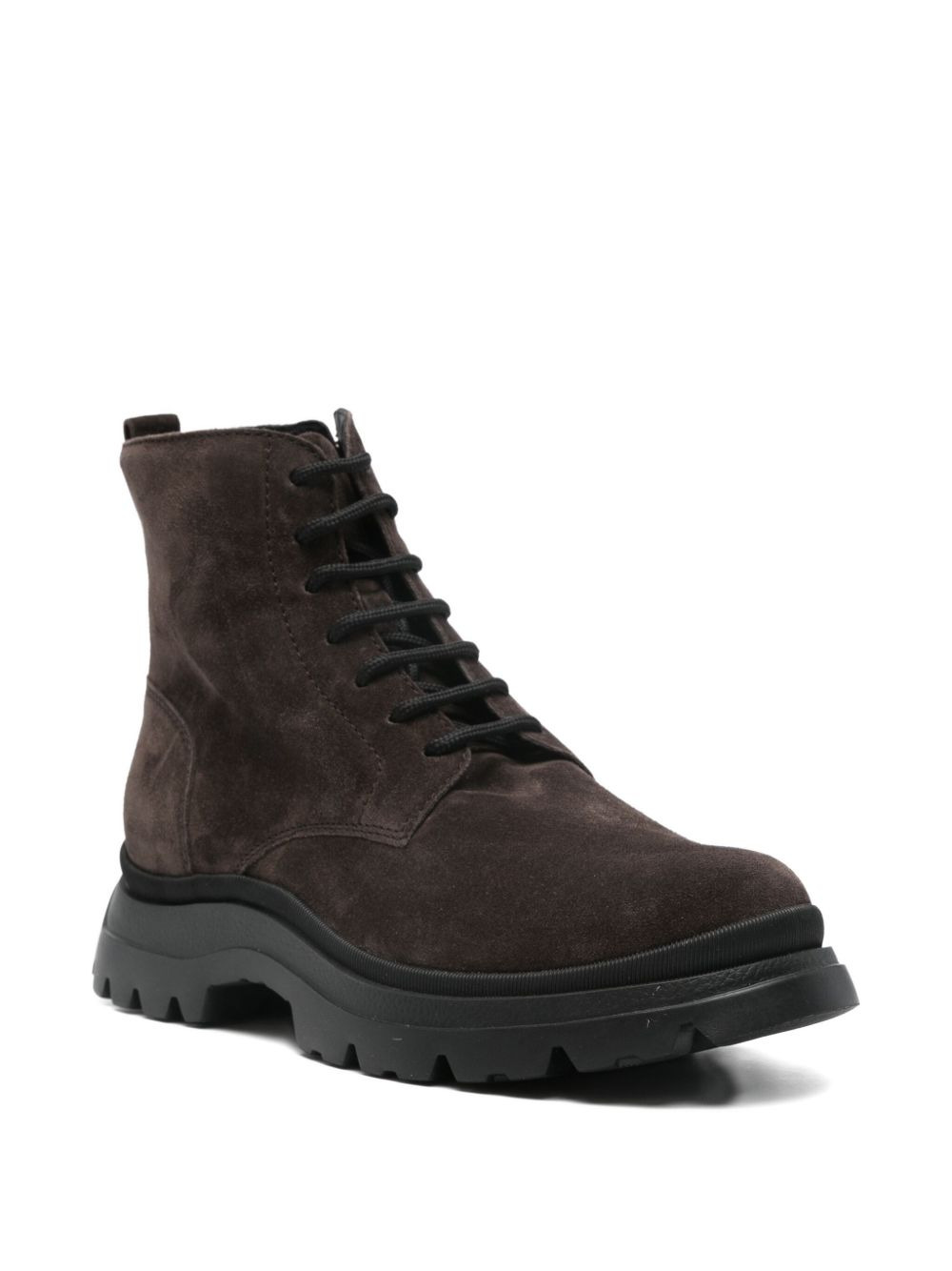 lace-up chunky-sole boots - 2