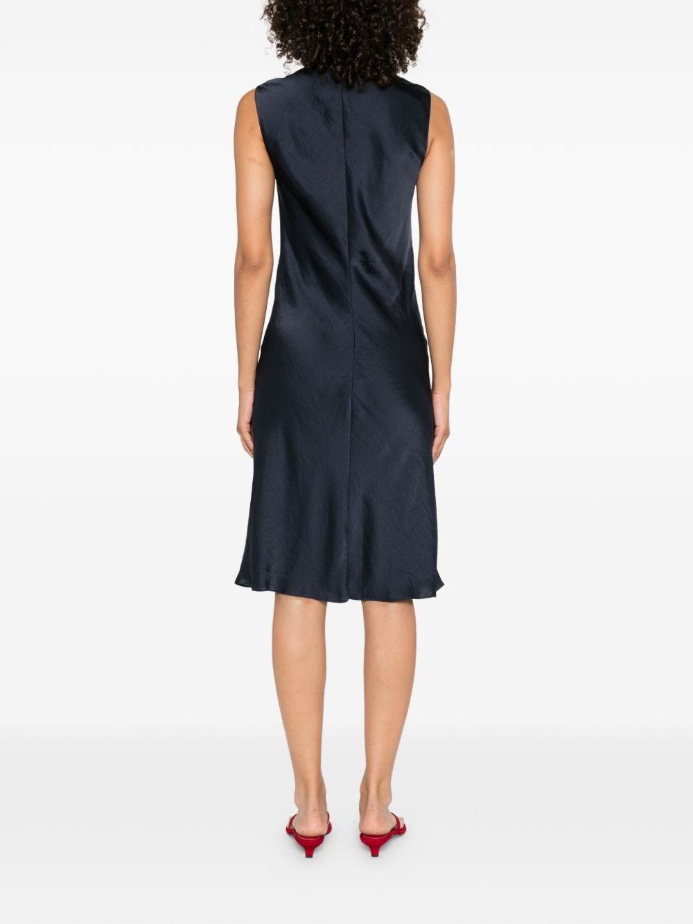 twisted sleeveless dress - 4