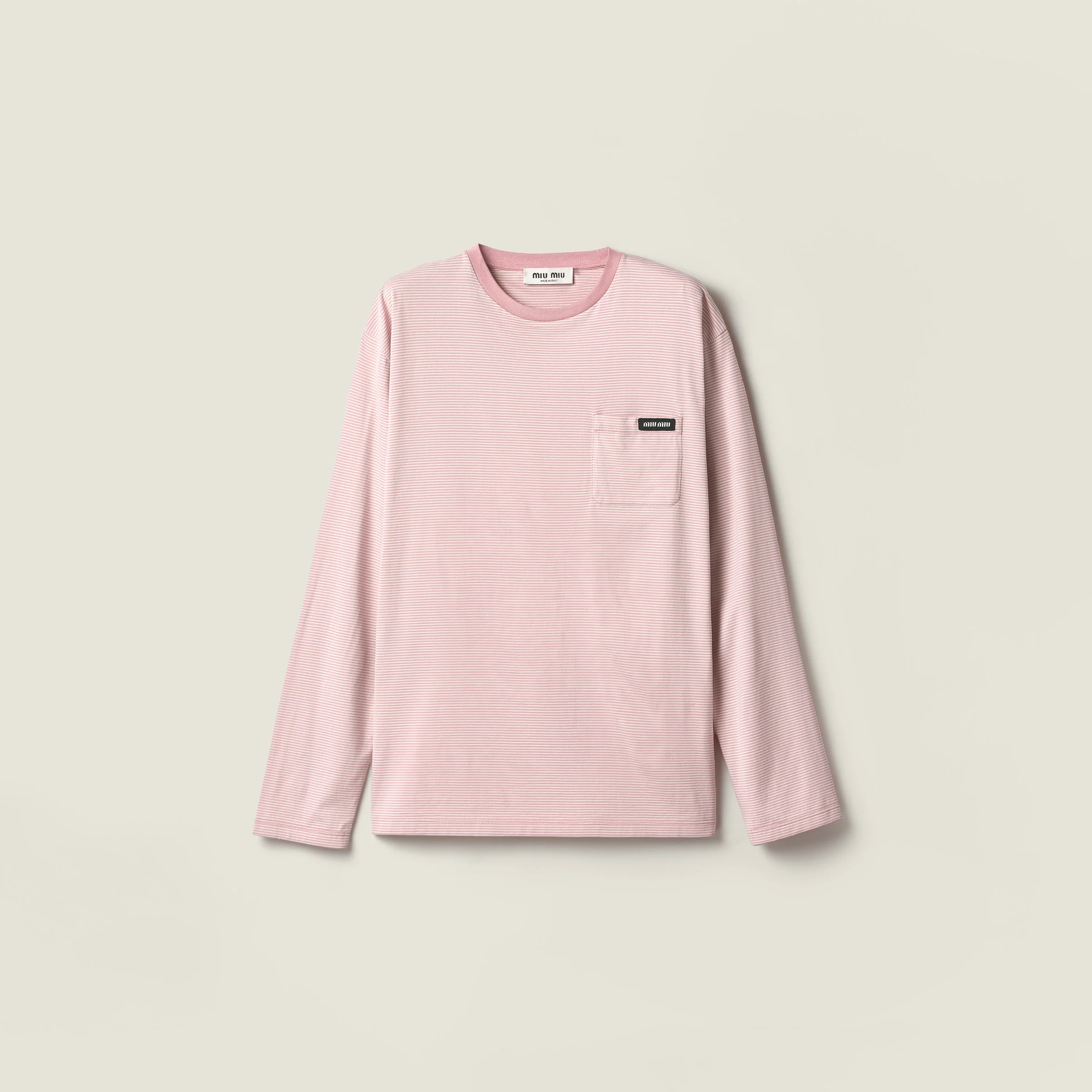 Long-sleeved cotton jersey T-shirt - 1
