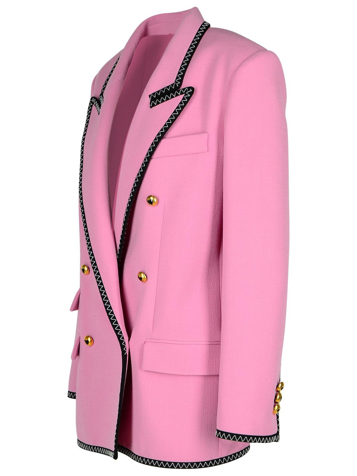 Moschino Blazer In Pink Viscose Blend Women - 2