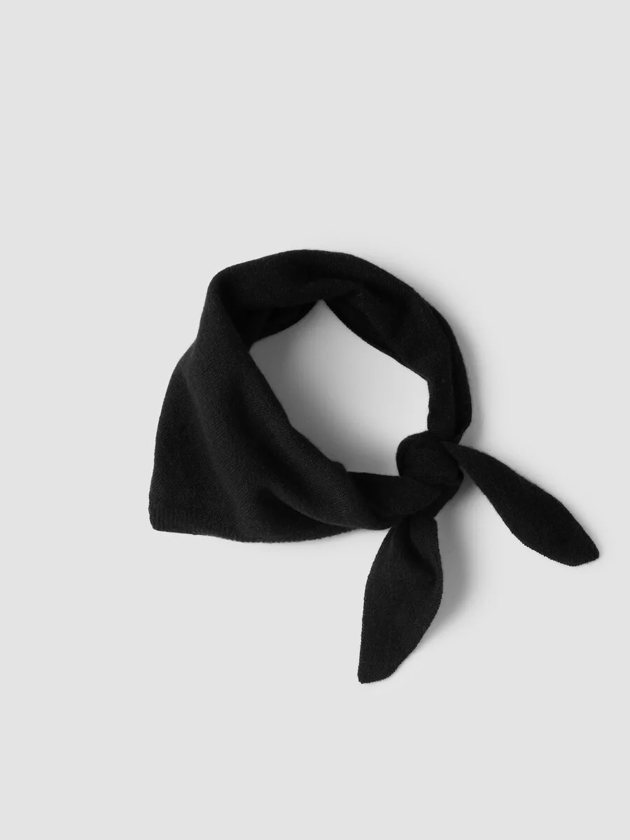 Italian Cashmere Bandana Scarf - 1