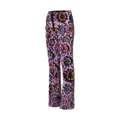 Louis Vuitton Floral Jacquard Smocked Zipper Pants outlook