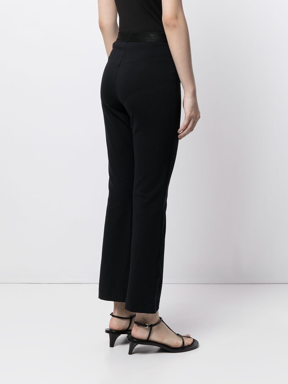 Grazia logo waistband trousers - 4