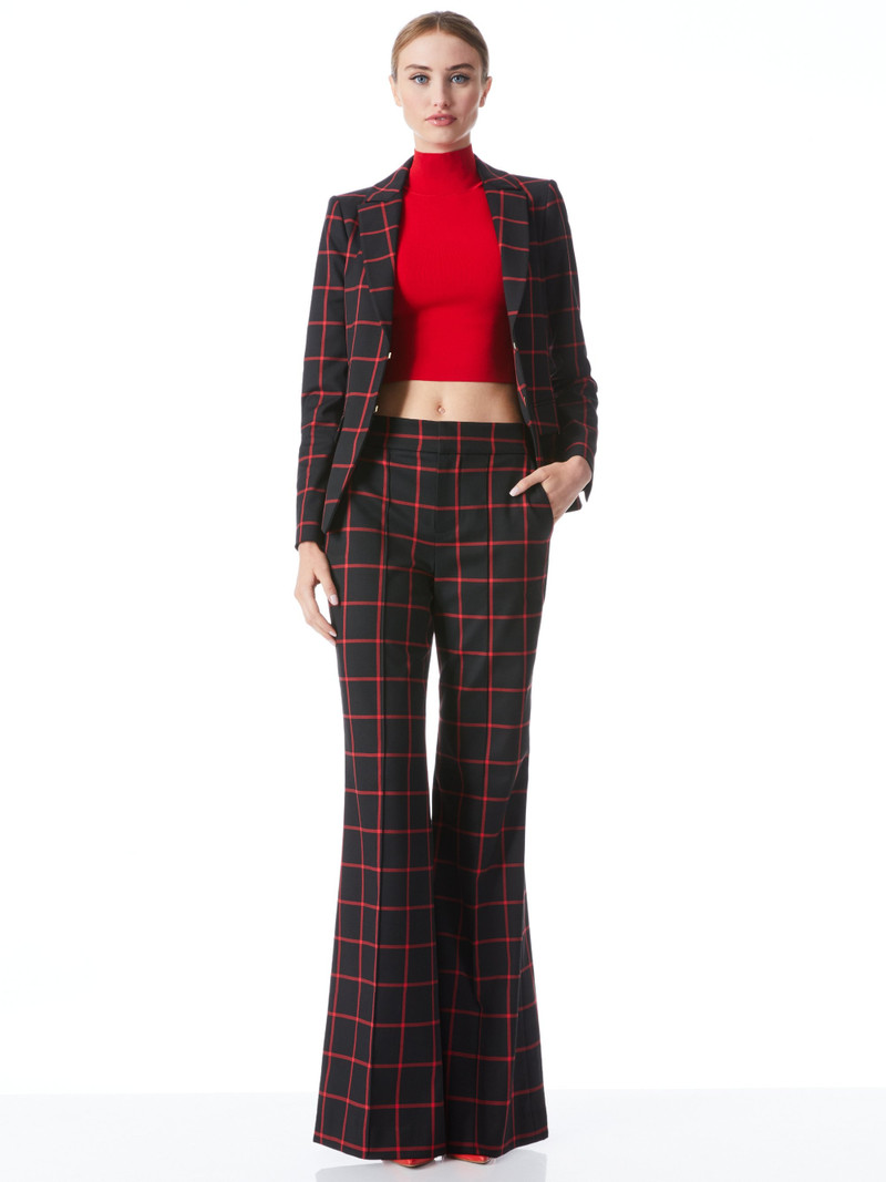Alice + Olivia MYA NOTCH COLLAR BLAZER outlook