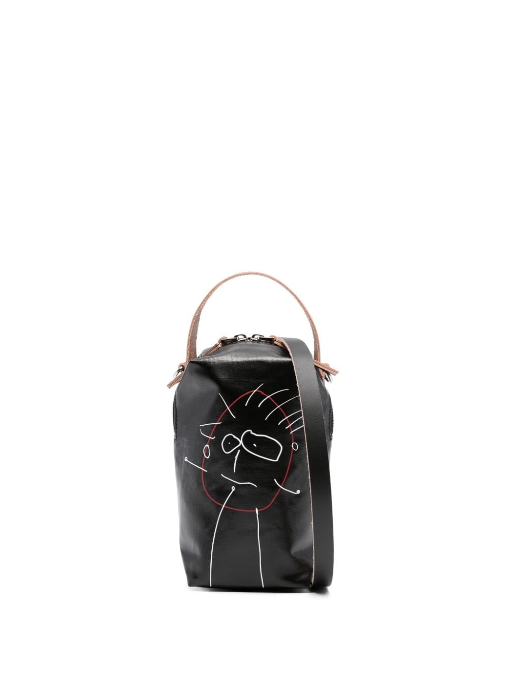 Pili And Bianca leather crossbody bag - 1