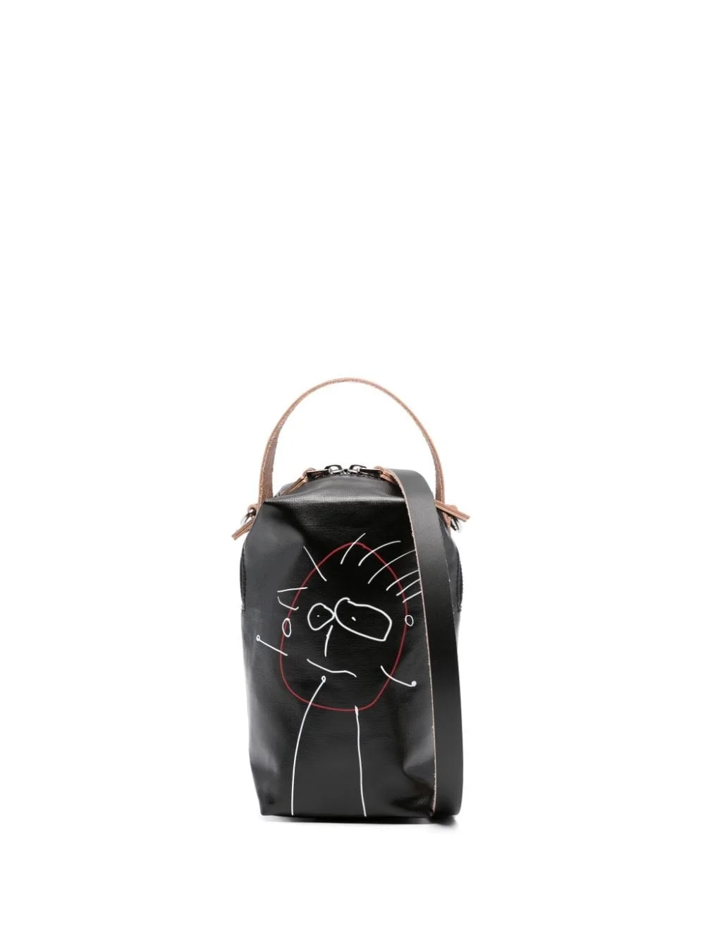 Pili And Bianca leather crossbody bag - 1