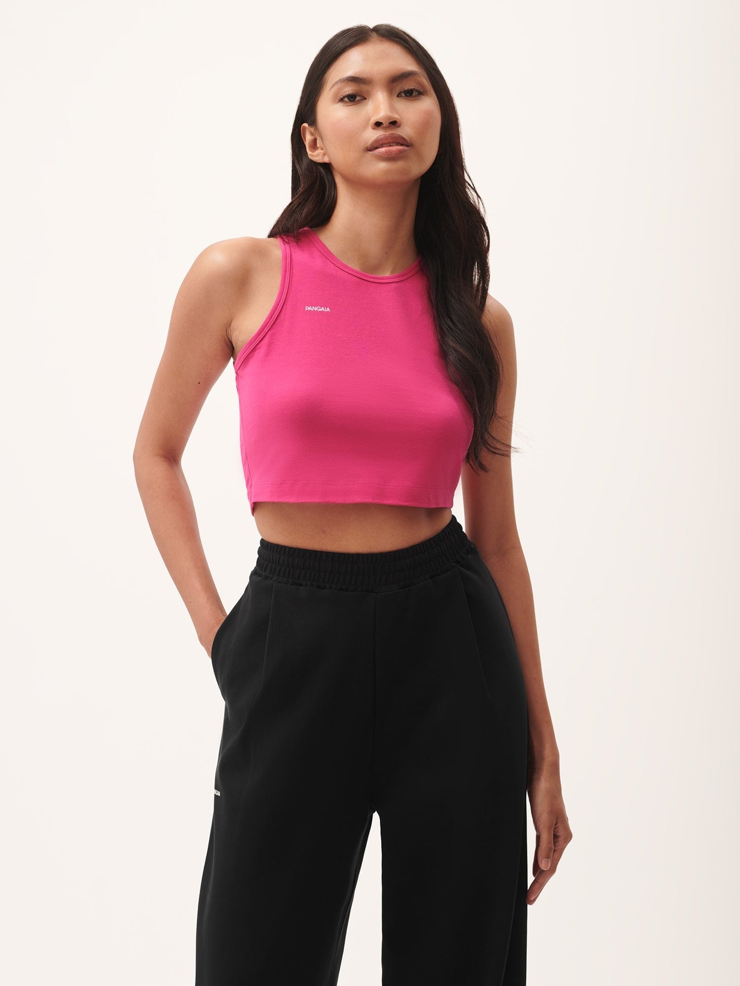 Womens 365 Cotton-Stretch Tank Top - Howlite Pink - 2