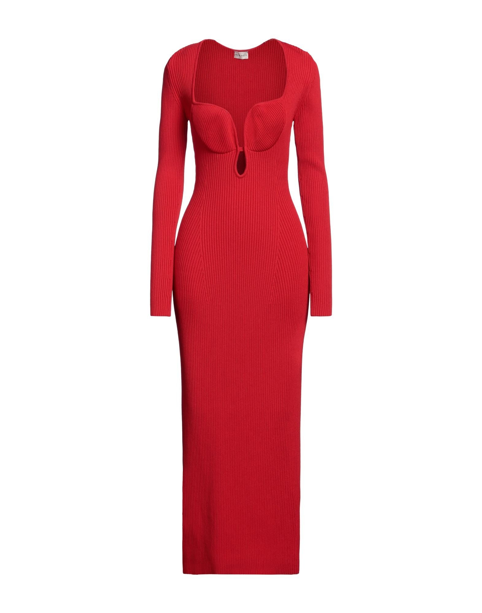 Red Women's Long Dress - 1