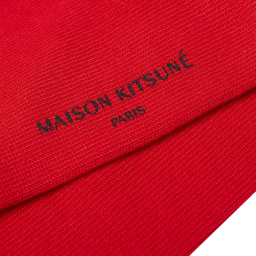 Maison Kitsuné Tricolor Fox Sock - 3