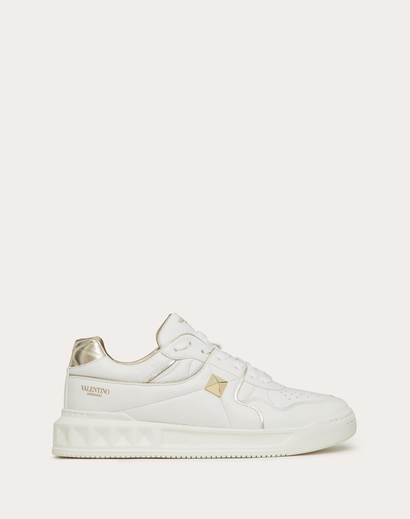 ONE STUD LOW-TOP SNEAKER IN NAPPA LEATHER 1