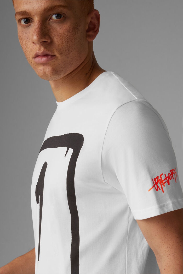 Vito T-shirt in White/Black - 4