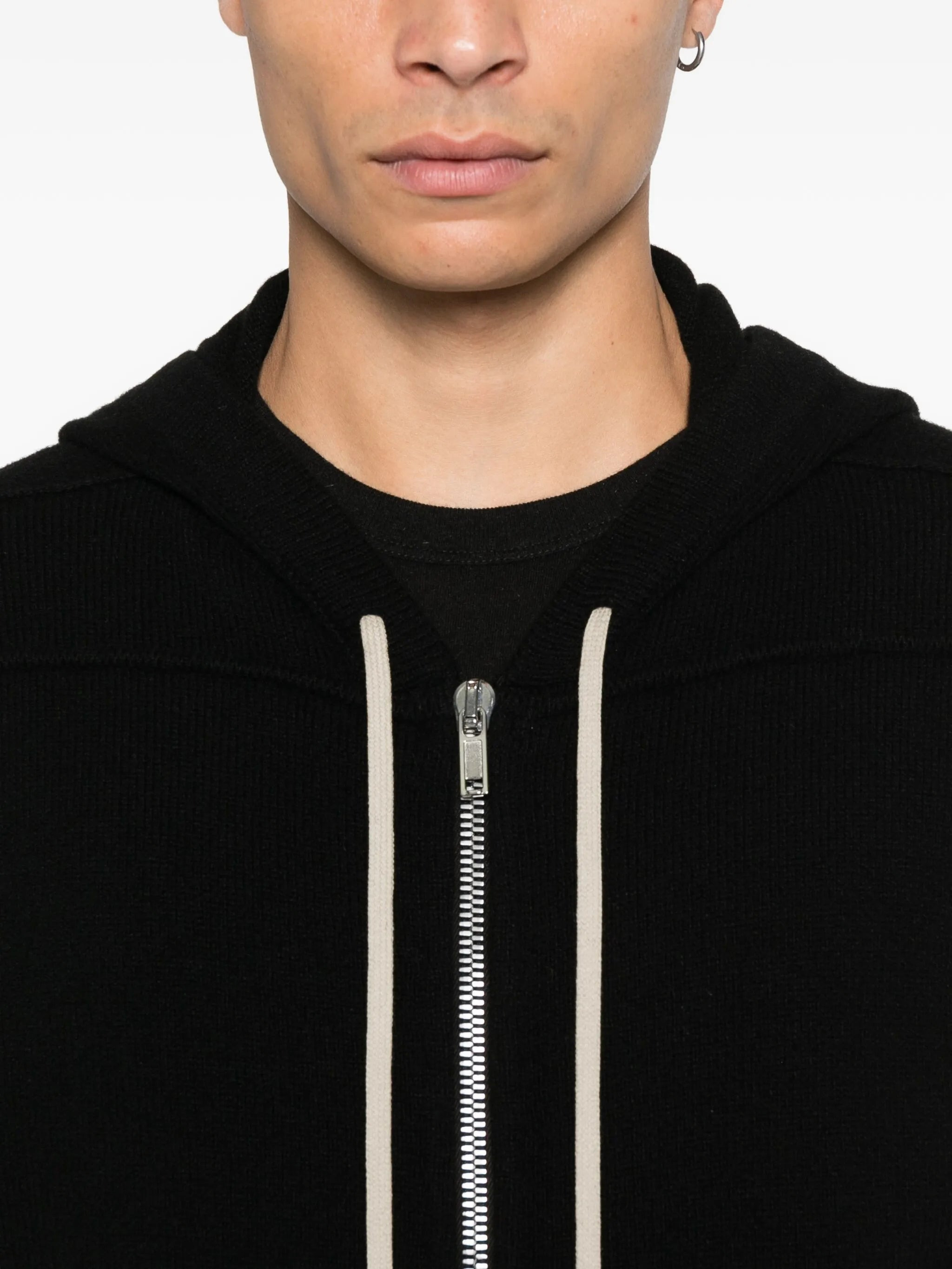 Rick Owens Zip-up Hooded Jacket - 3