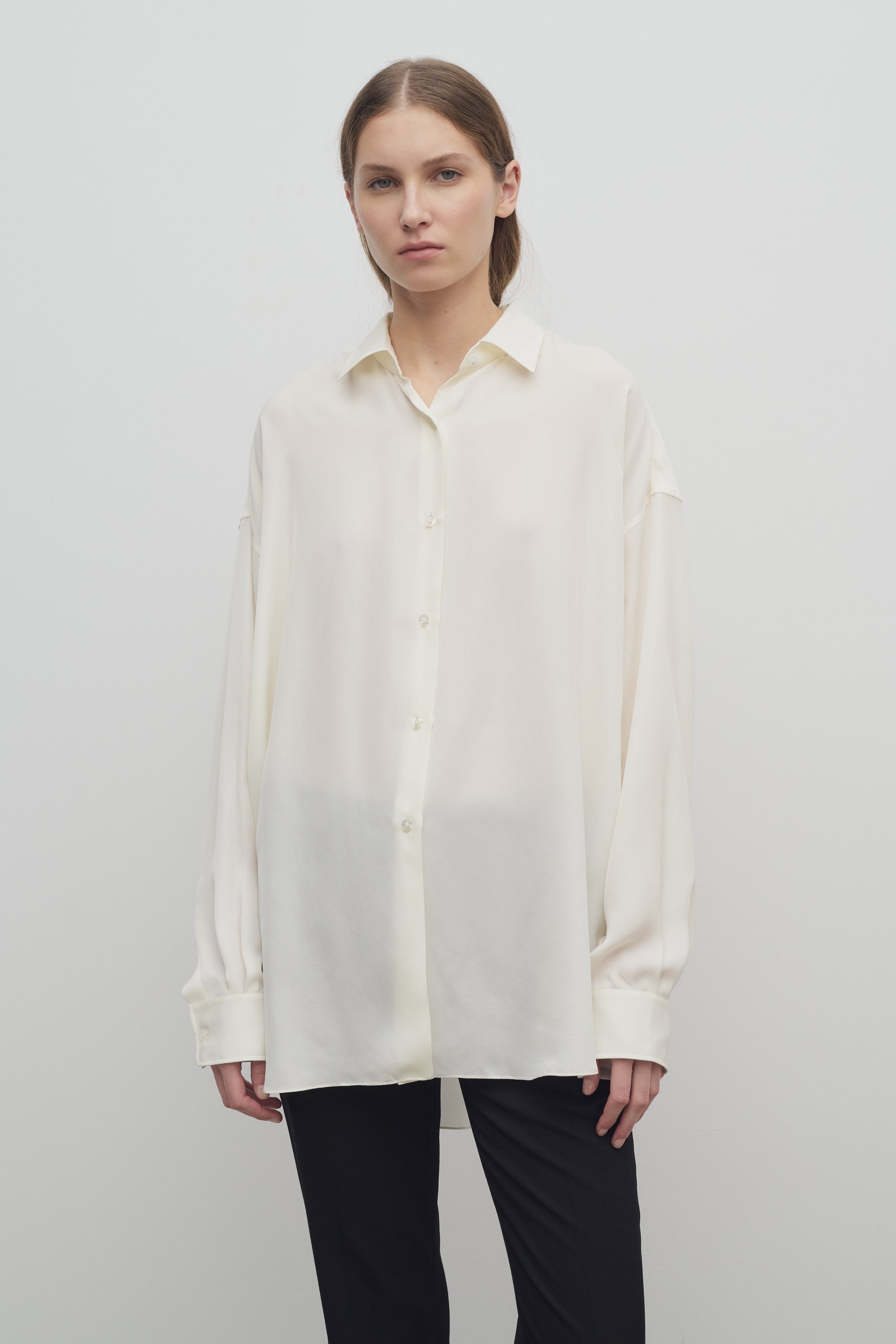 Caster Shirt in Silk - 3