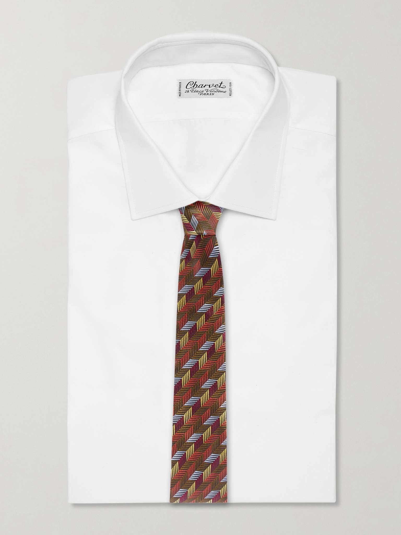 7cm Silk-Jacquard Tie - 5