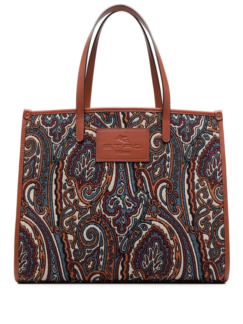 paisley-print tote bag - 1