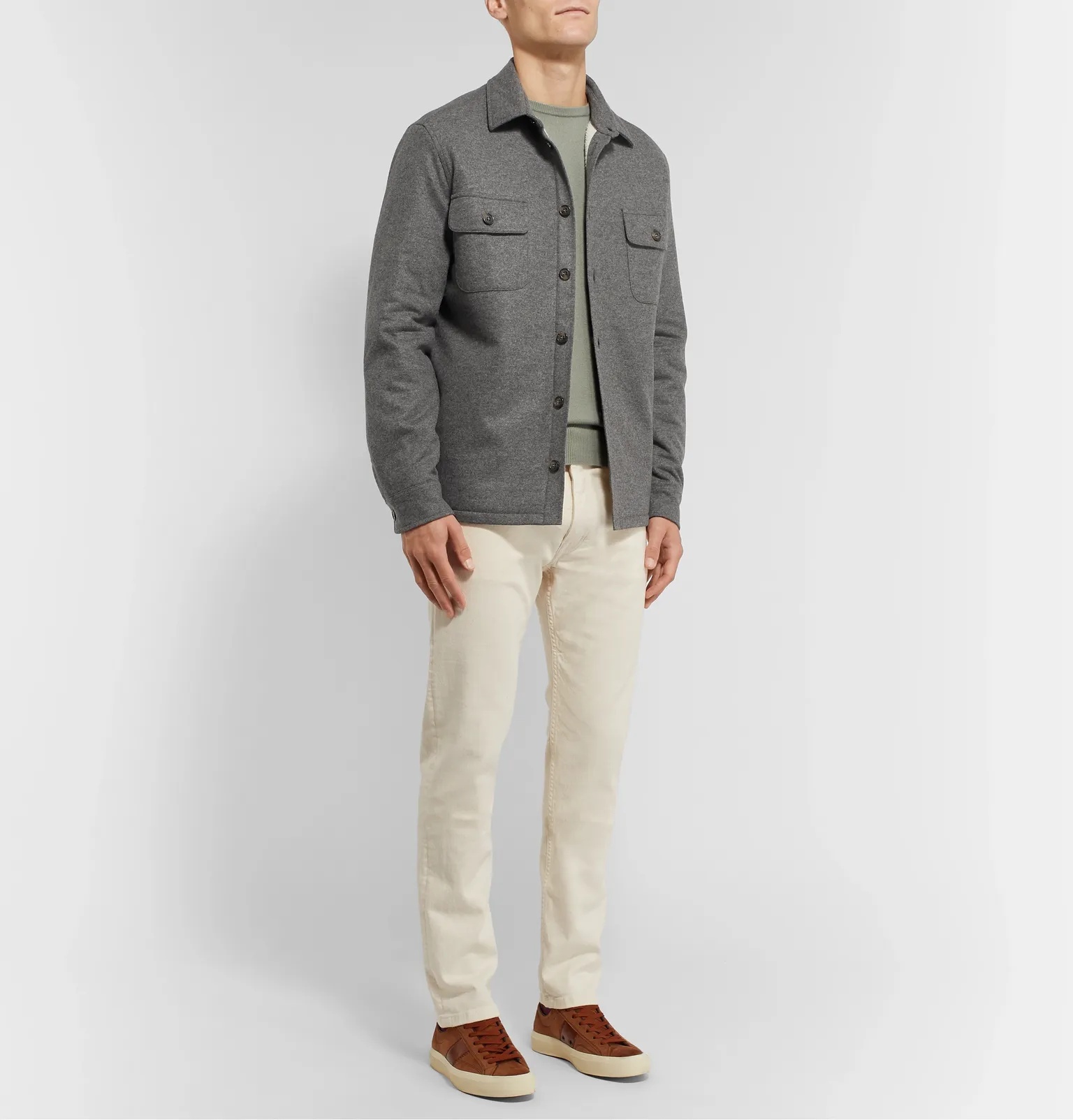 Storm System Cashmere Overshirt - 2