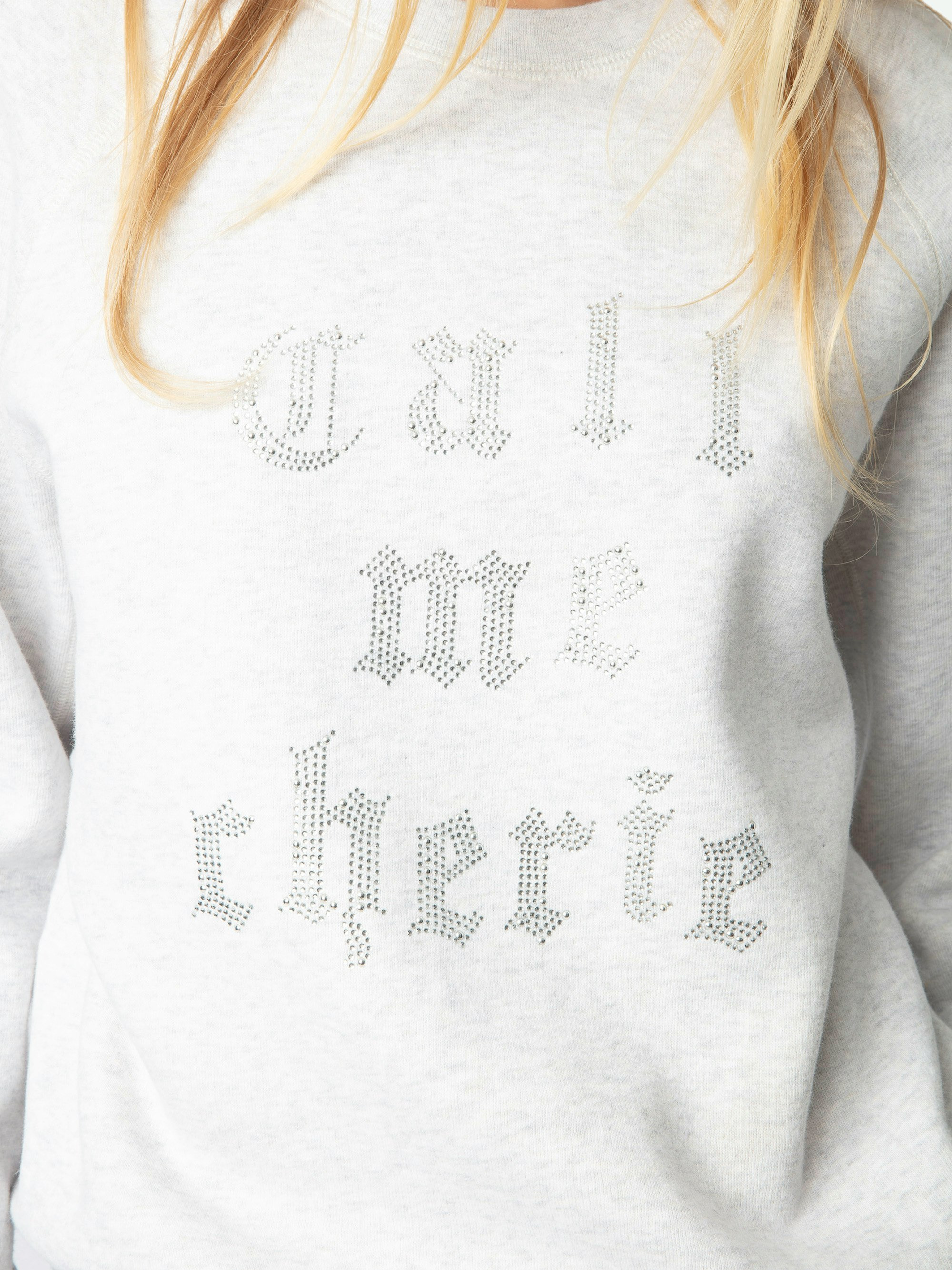 Upper  Diamanté Sweatshirt - 7