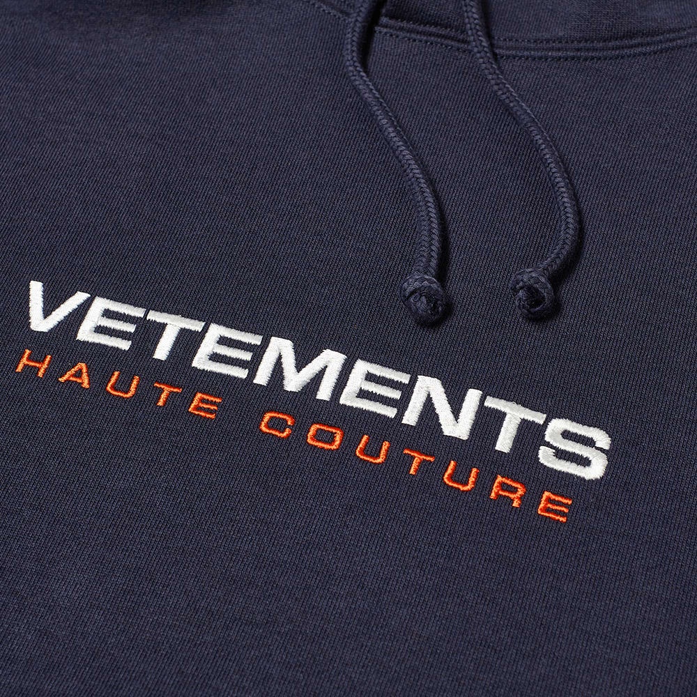 VETEMENTS Oversize Logo Haute Couture Hoody - 2