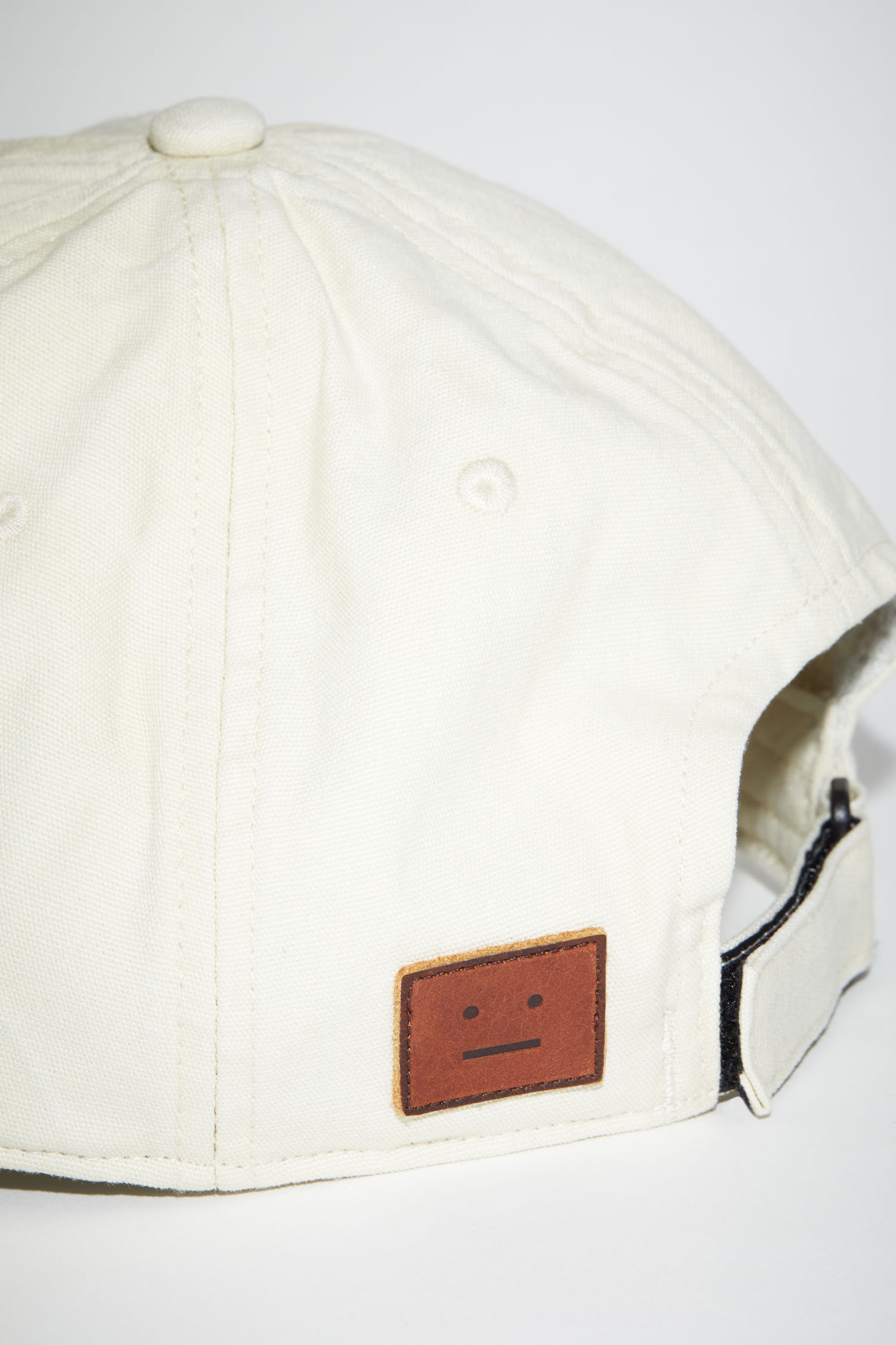 Embroidered baseball cap - Ecru beige - 5