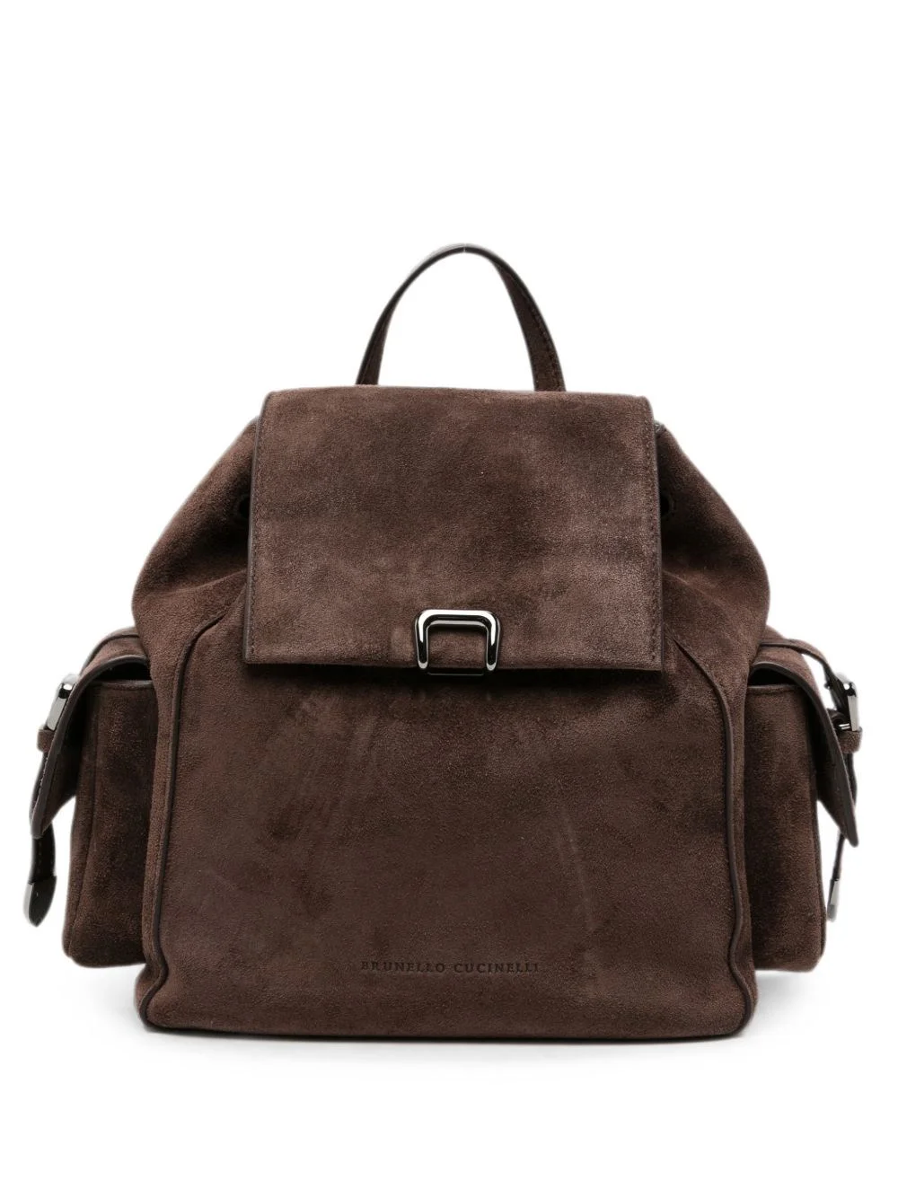 Suede leather backpack - 1