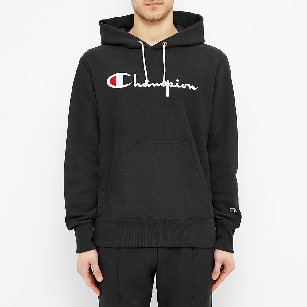 Champion Reverse Weave Script Logo Hoody - 4