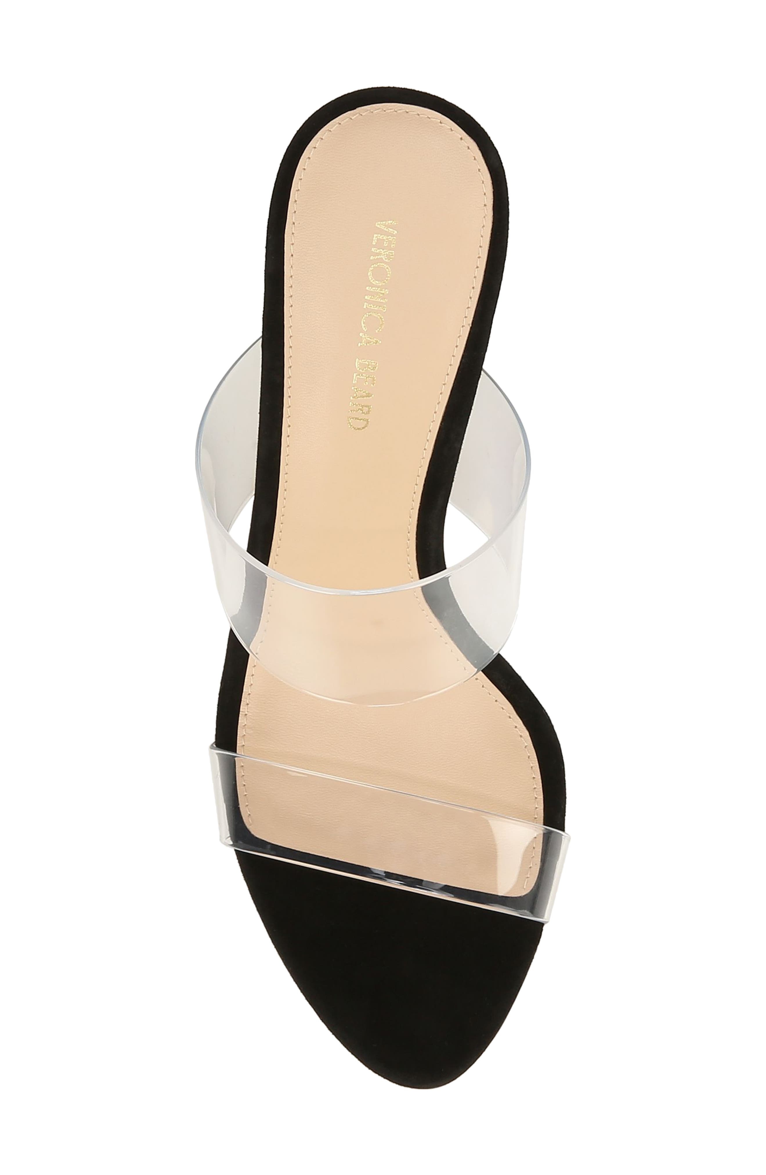 Veronica Beard Asha Sandal in Black/Clear at Nordstrom - 5