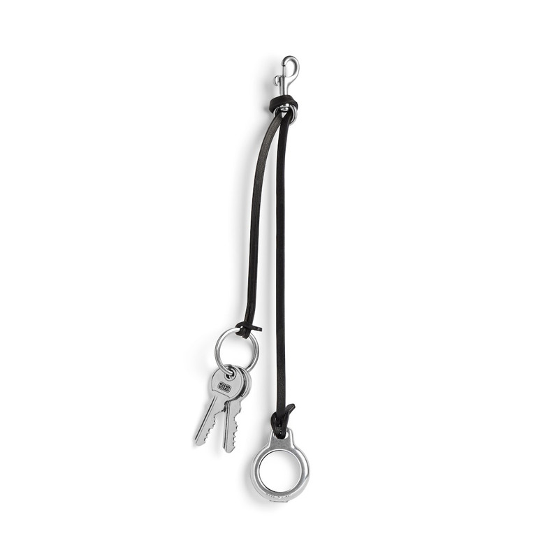 BALENCIAGA Charm/keychain Subway Compatible Airtag® Keys in Black outlook
