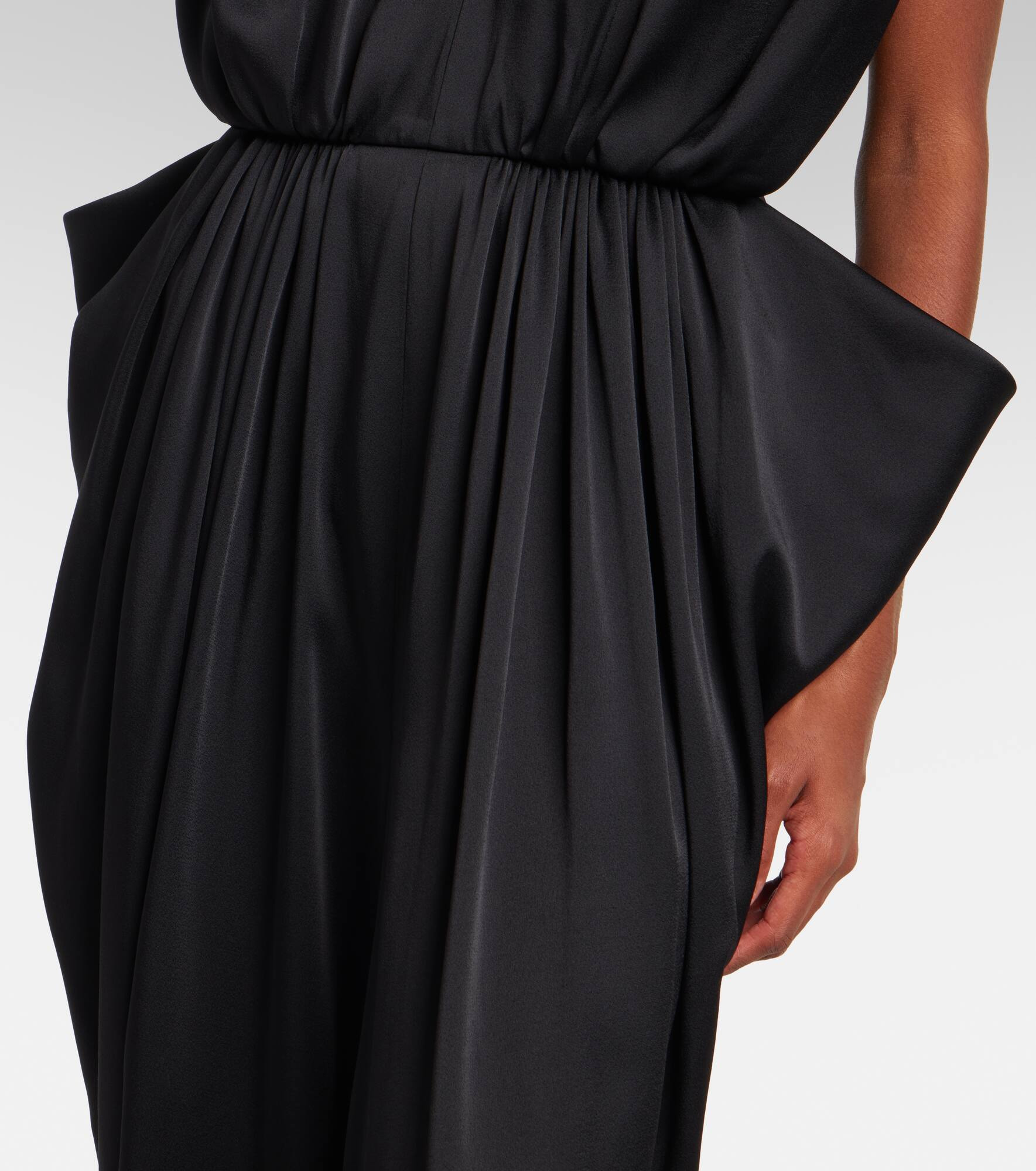 Draped jumpsuit - 6