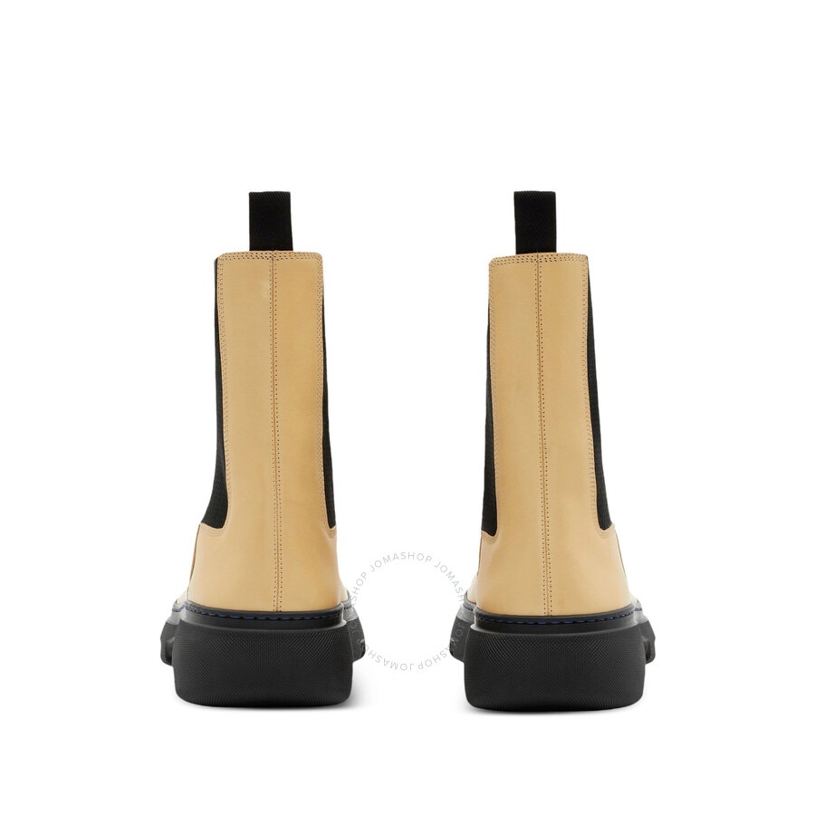 Burberry Creeper Chelsea Leather Boots - 2