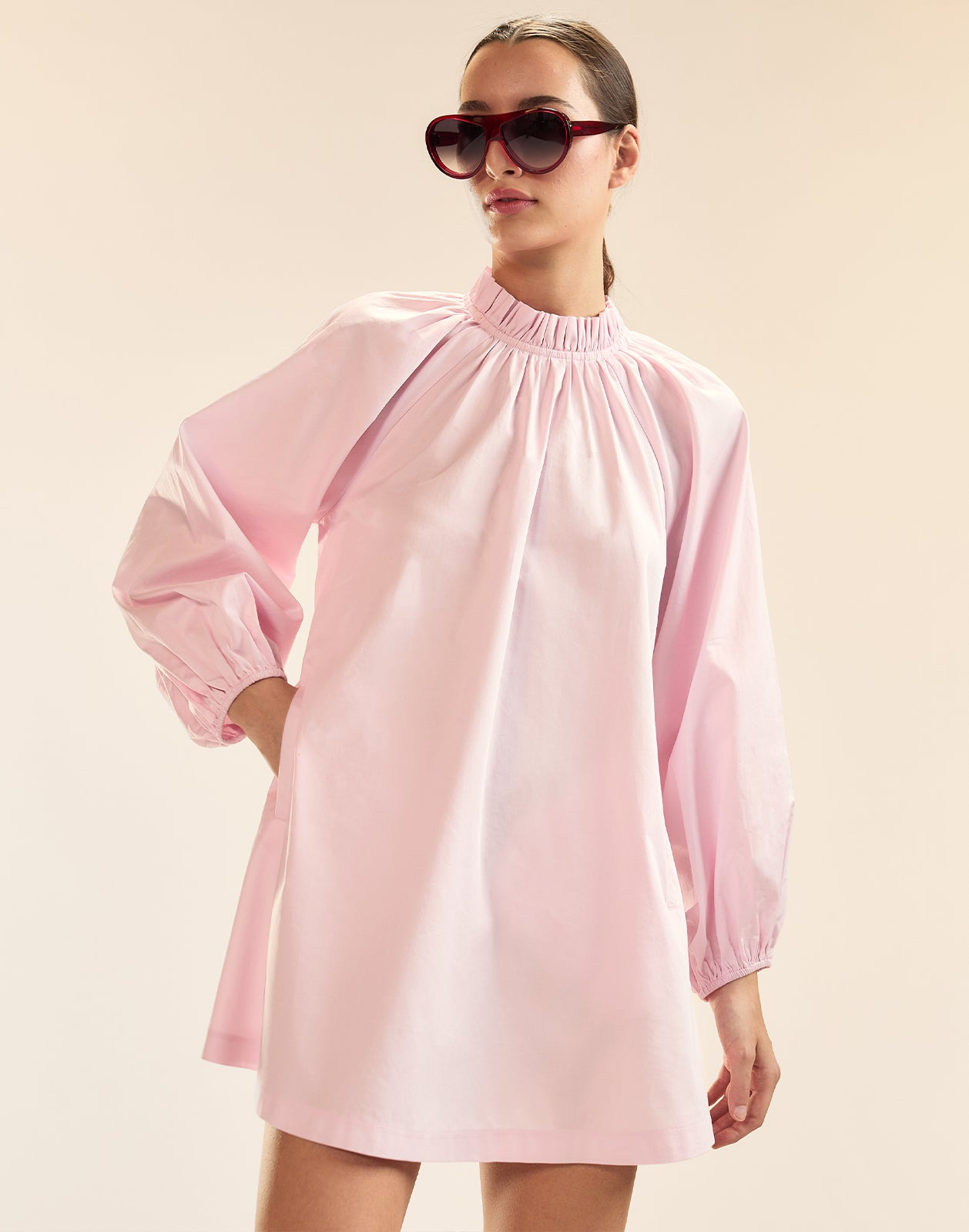 Macaron Mini Shift Dress - 1