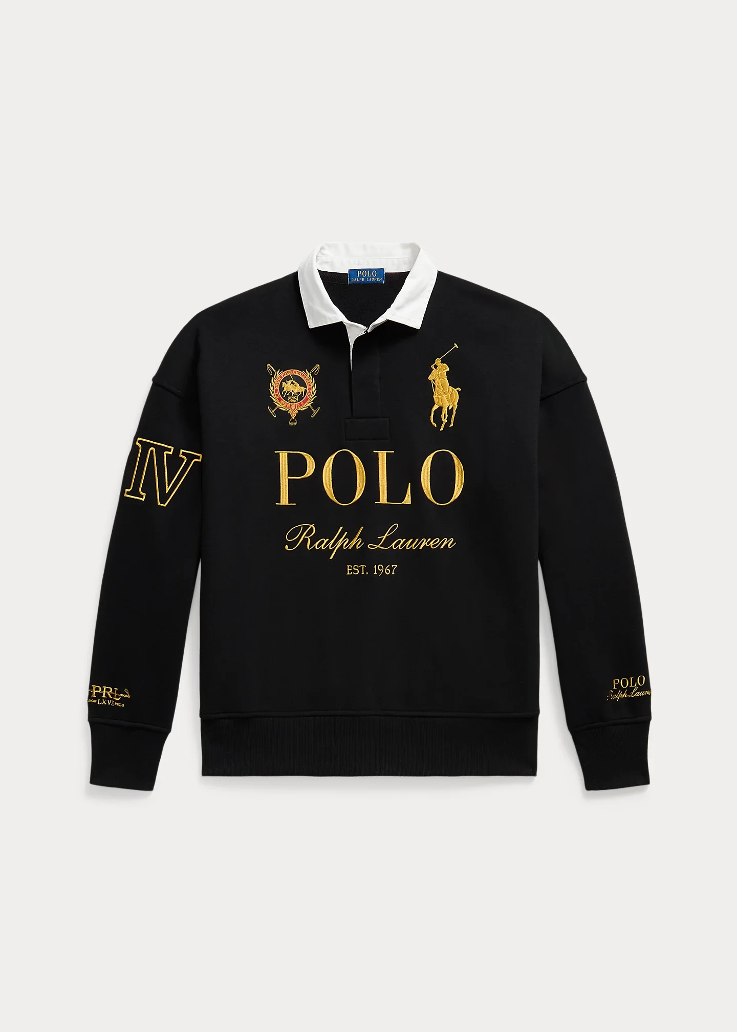 Relaxed Fit Big Pony Rugby Sweatshirt - 1