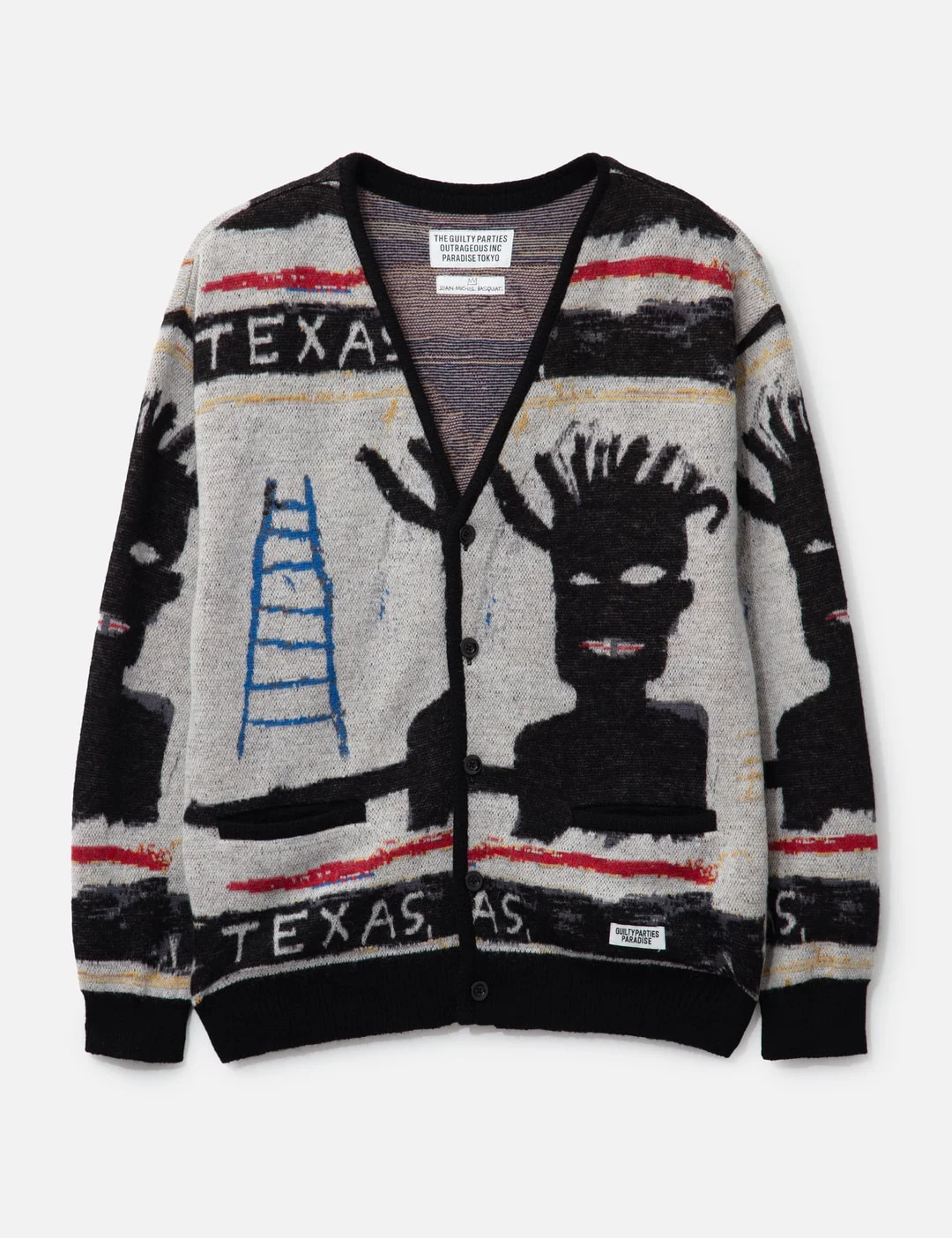 JEAN MICHEL BASQUIAT - CARDIGAN (TYPE-1) - 1