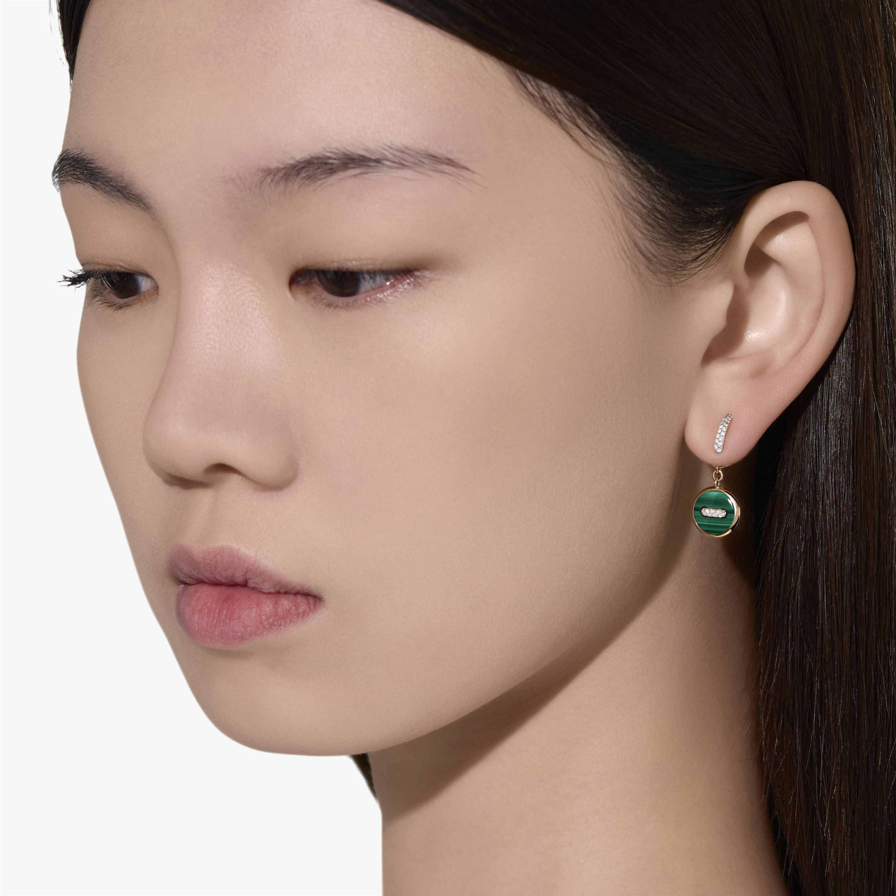 Pom Pom Dot Reversible Earrings - 4